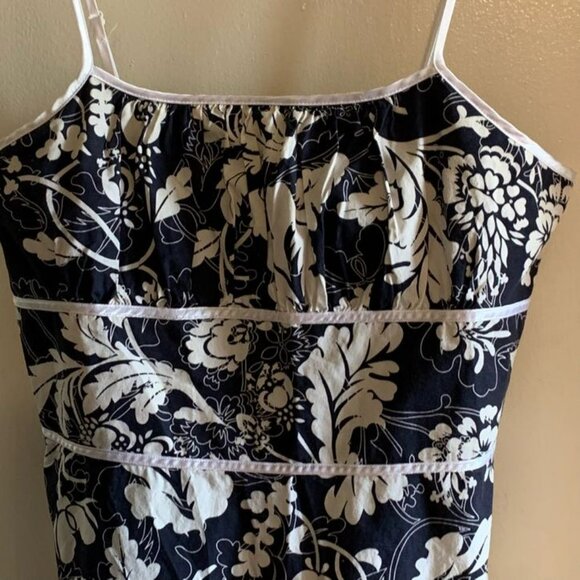 Vintage Reitmans Stretchy Floral Spaghetti Strap Dress Size 9 Y2K - Picture 3 of 8